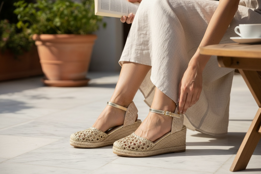 Xti Espadrilles Gold 145339