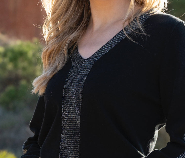 Marble Sweater 8089 101 Black