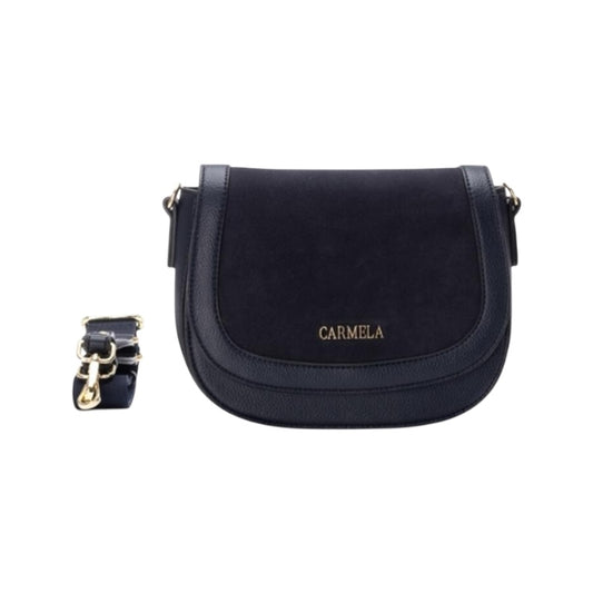 Carmela Satchel Bag Navy