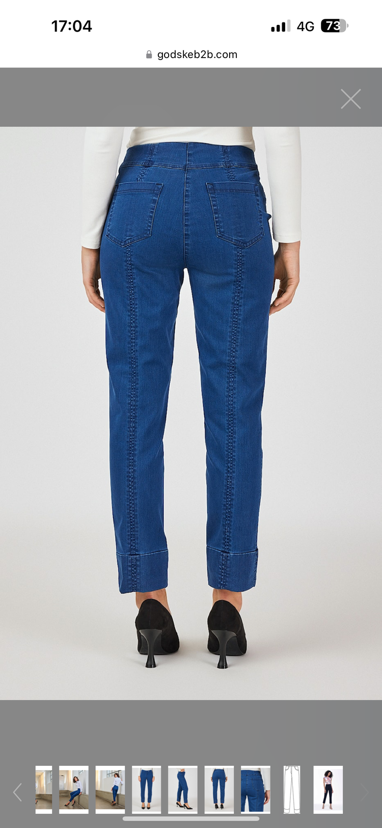 Robell Bella 51628-5448 Denim 64 Ankle Jeans