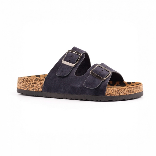 Lunar Pecan Sandal Navy