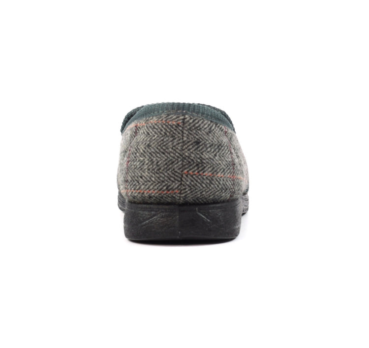 Lazydogz Men’s Eisenhower II Grey Slipper