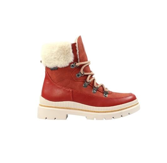 Evelyn Orange Waterproof Boot