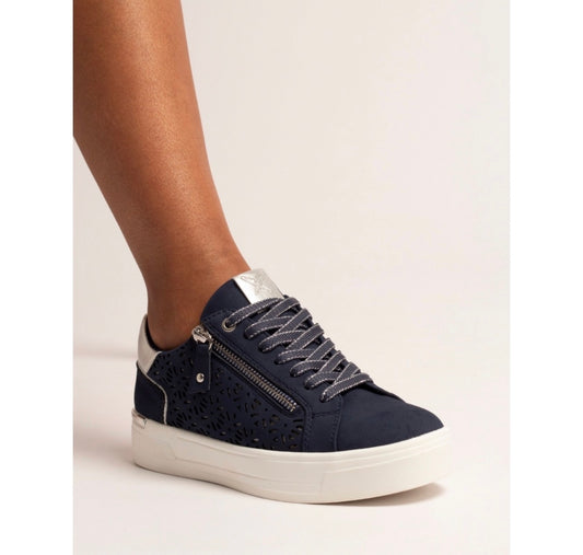 Lunar Ciara Navy Trainer