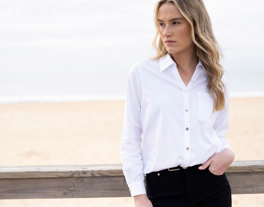 Marble Shirt 8146-102 White