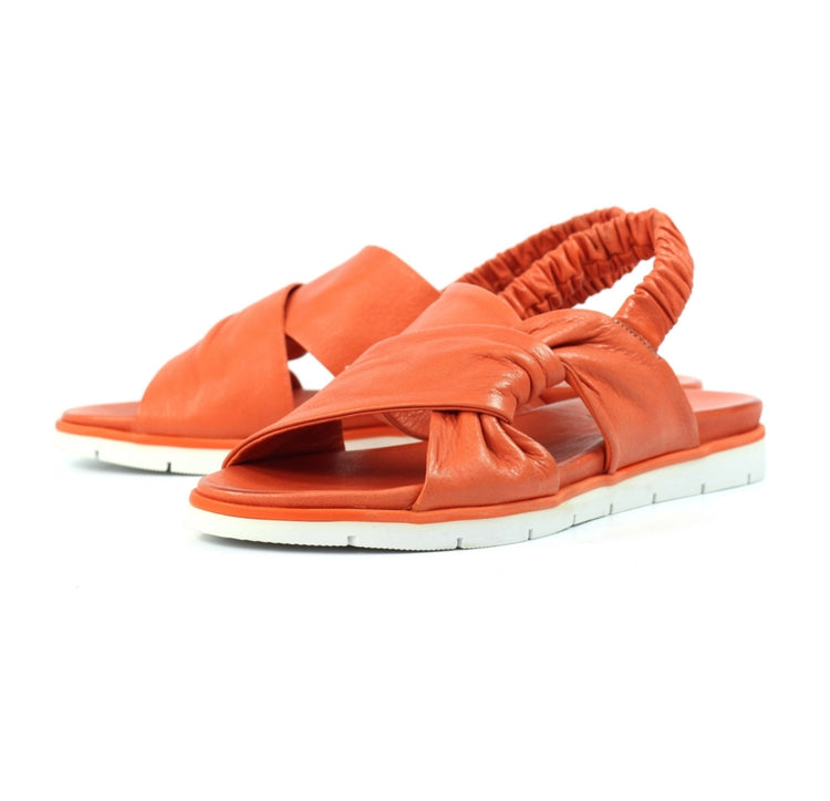 Lunar Sardinia Coral Leather Sandal