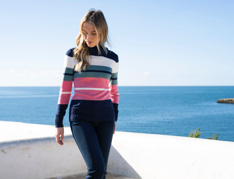 Marble Sweater 8051-230 Pink