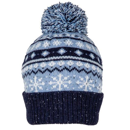 Dents 3-3316 Fair Isle Hat Blue