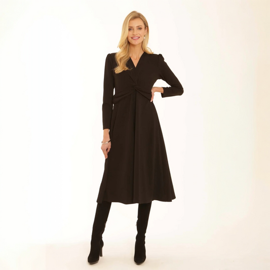 Pomodoro Jersey Dress Black