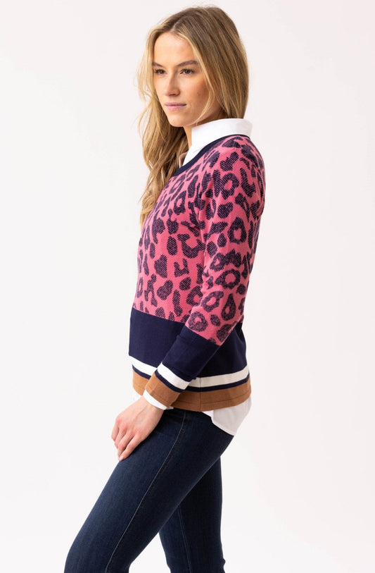 Marble Sweater 7997-230 Pink