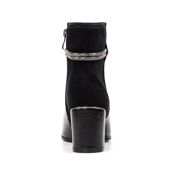 Lunar Lily Black Ankle Boot