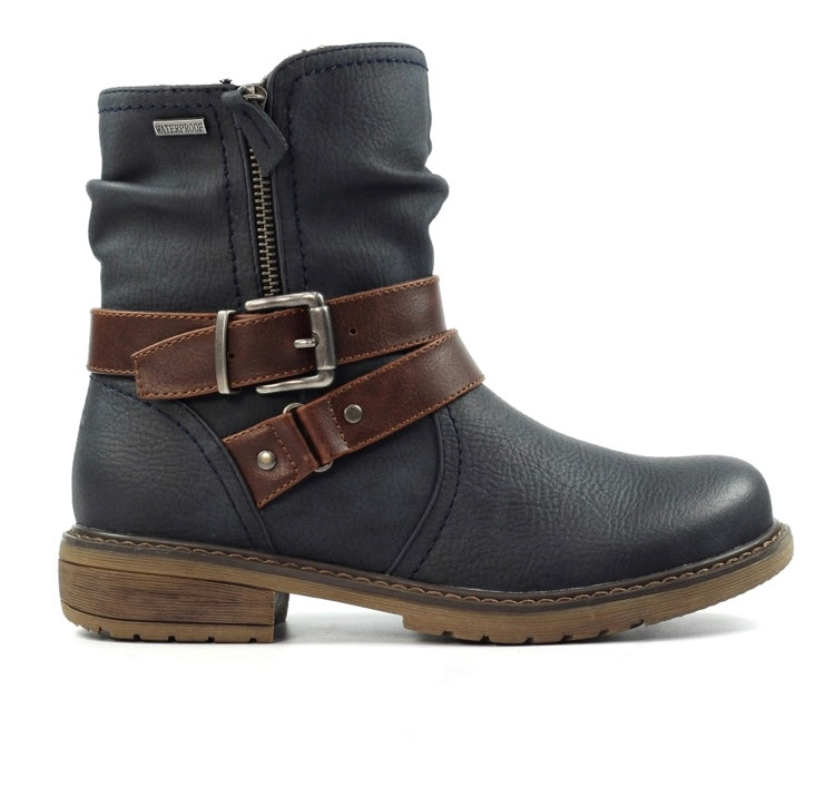 Chime III Navy Waterproof Boot