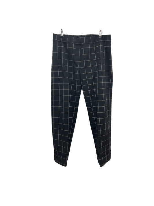 Peruzzi Check Trousers Black