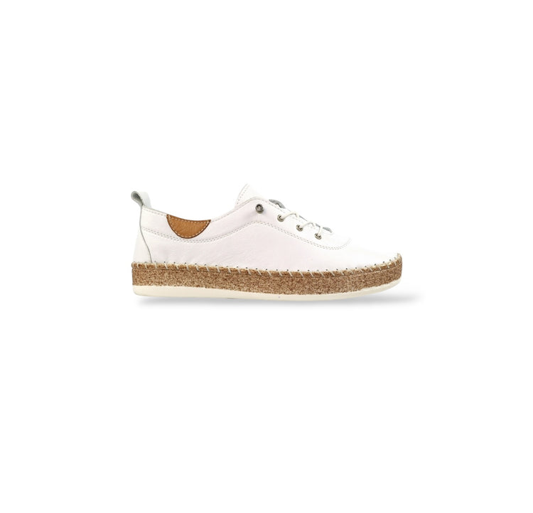 Lunar Evie Plimsole White