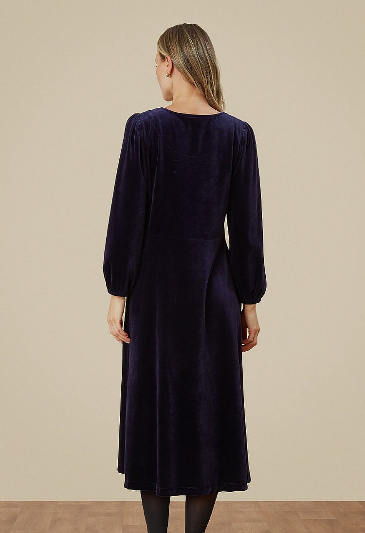 Rubekia Dress Solid Stretch Velvet