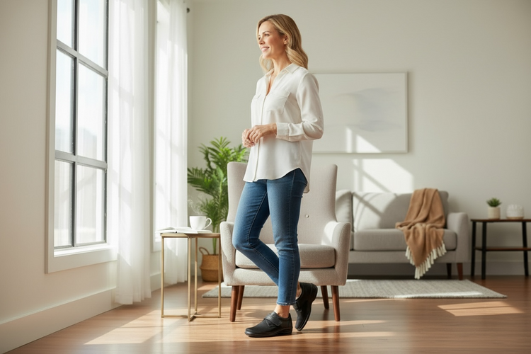 Elise Nappa Leather Shoes Black