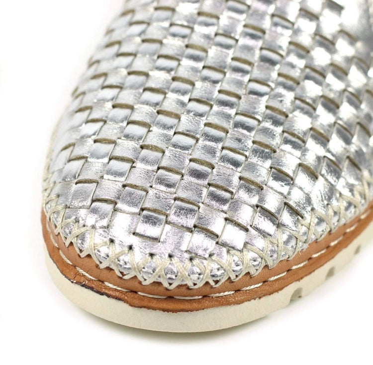 Lunar Garbo Leather Shoe Silver