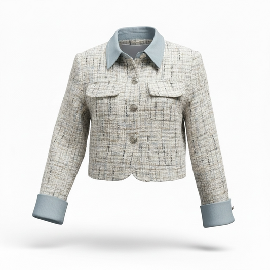 Élise Jacket in Tweed & Denim
