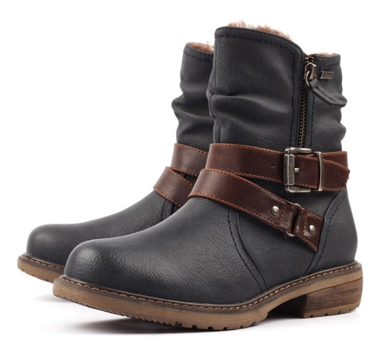 Chime III Navy Waterproof Boot