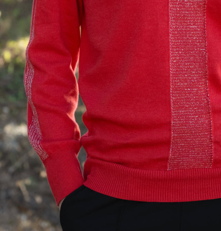 Marble Sweater 8089 109 Red