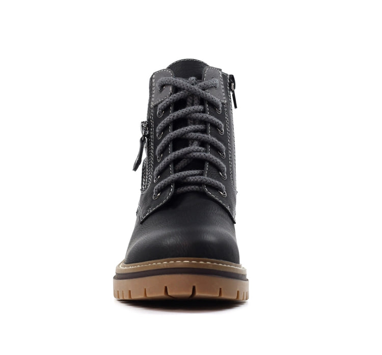 Caramel Black Waterproof Boot