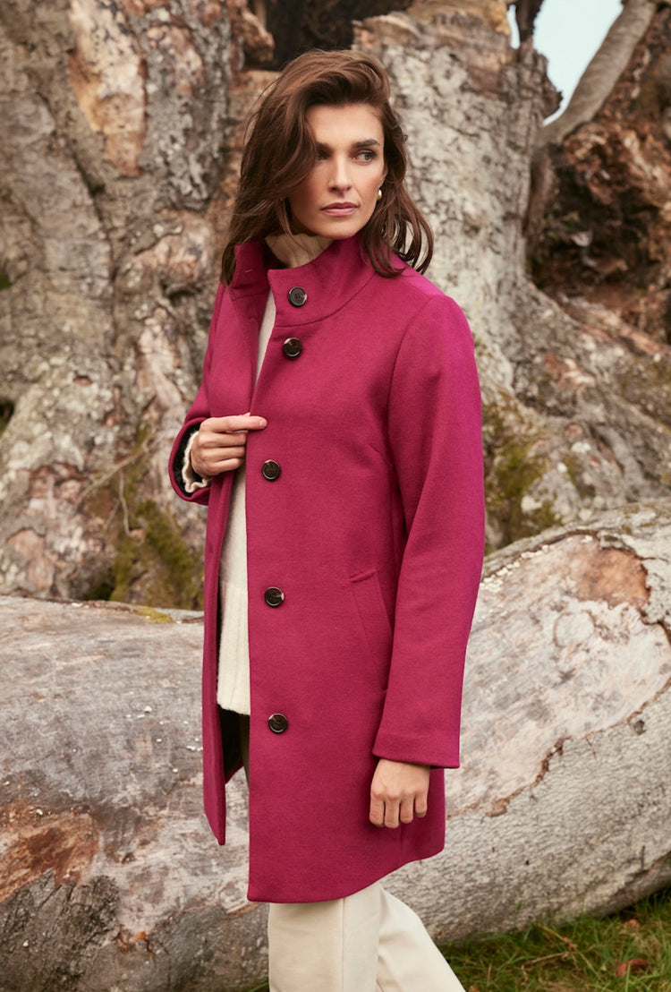 Frandsen Coat 386 140 Fuchsia