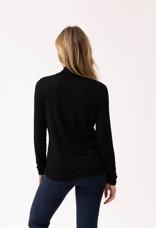 Marble 6400-101 Poloneck Black