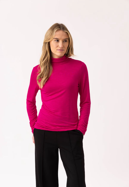 Marble 6400-126 Poloneck Berry