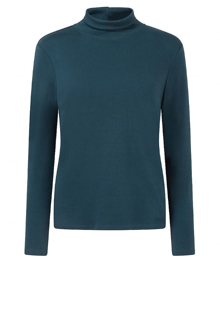 Brushed Cotton Brianti Polo-Neck
