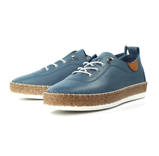 Lunar Evie Plimsole Mid Blue