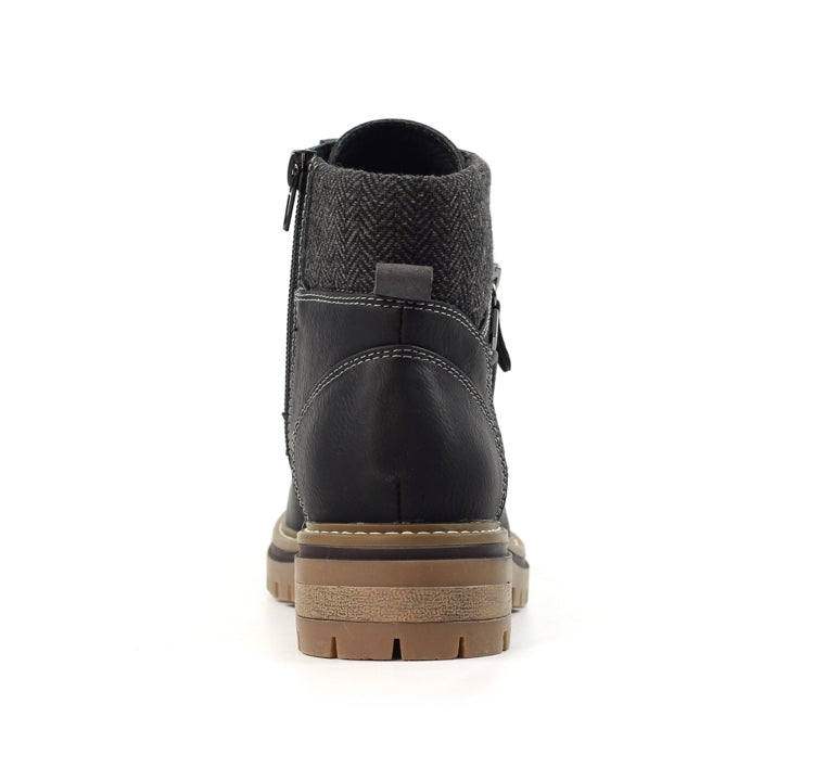 Caramel Black Waterproof Boot