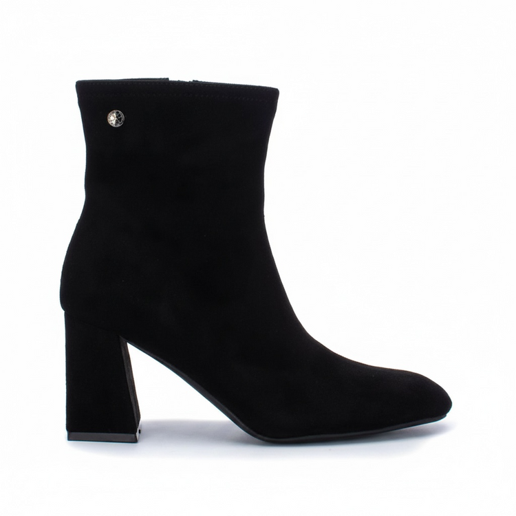 Xti Suede Ankle Boots Black 146386