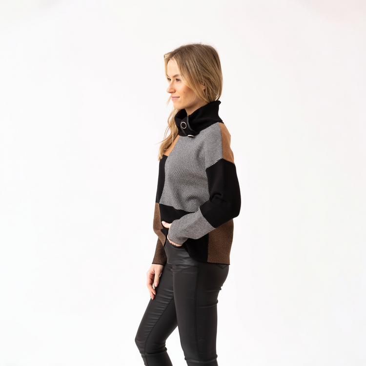 Marble Sweater 7628 208 Camel