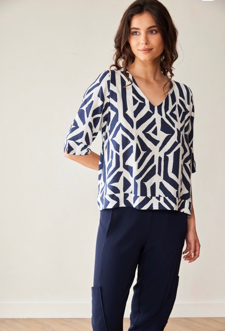 Peruzzi Geo Print Top S26524