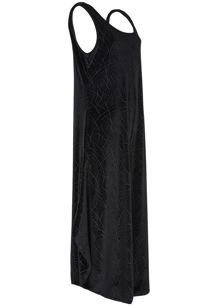 KOZAN VL-11785 Linear Jumpsuit Black