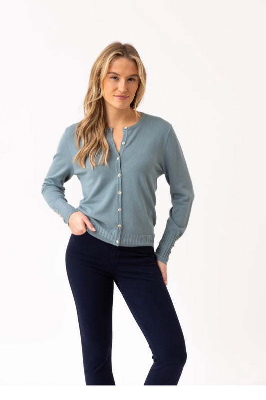 Marble 6500-223 Cardigan Teal