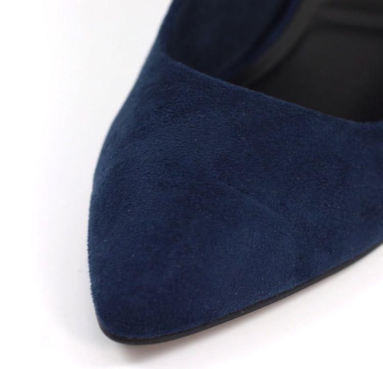 Lunar Amy Navy Court Shoe