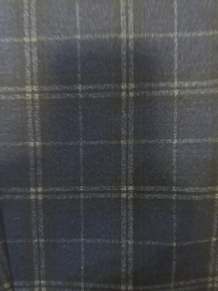 Robell Bella Check Trouser Blue 52564