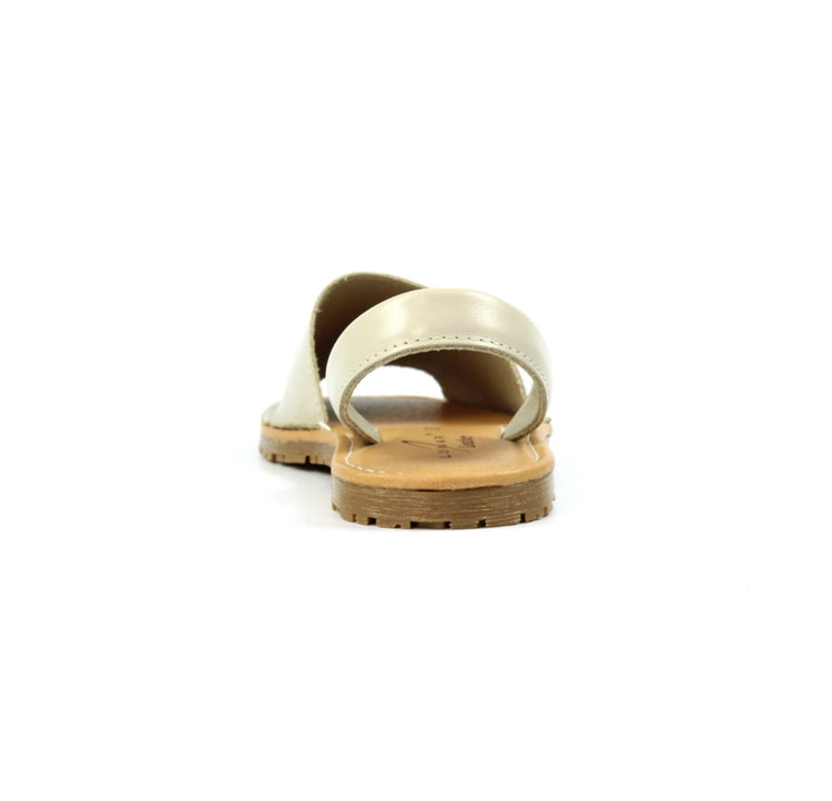 Lunar Amara Beige Leather Sandal