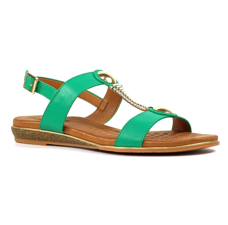 Lunar Lunar Renoir Emerald Green Sandal