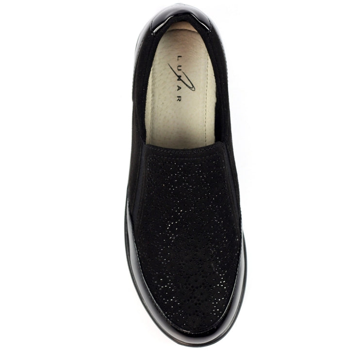 Lunar black Hattie shoe FLN053