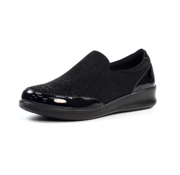 Lunar black Hattie shoe FLN053