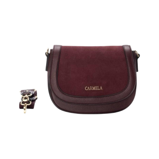Carmela Satchel Bag Burgundy