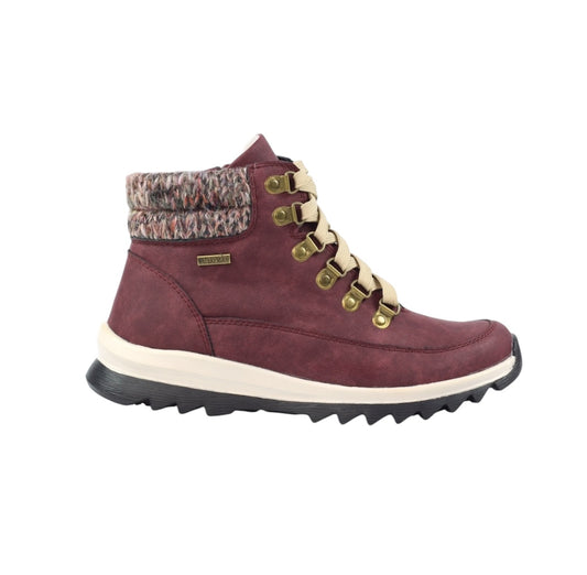 Lunar Jett Burgundy Waterproof Boots