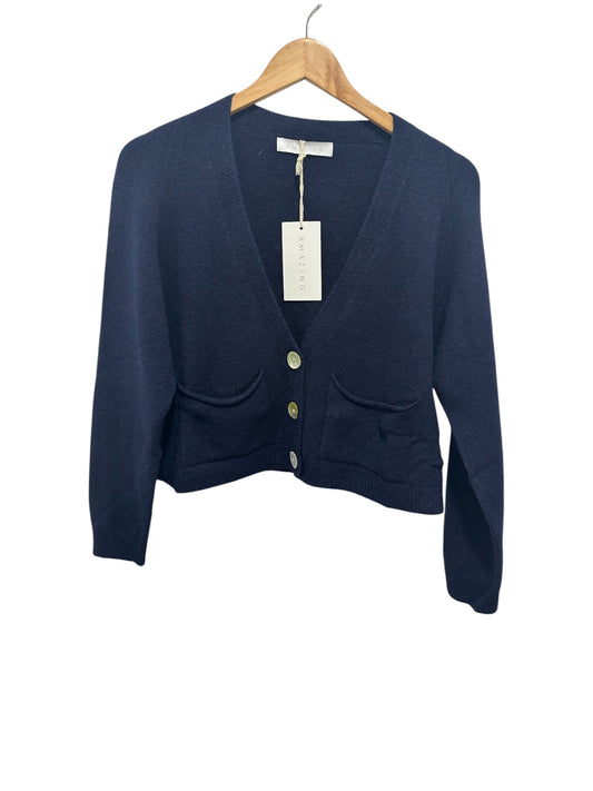 Amazing Pook Cropped Cardi Navy