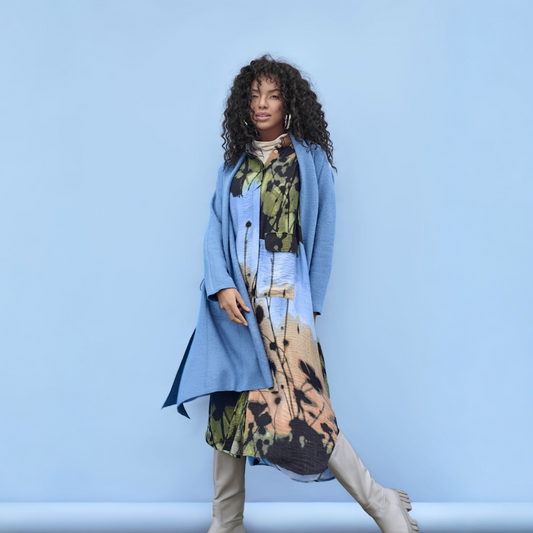 Noen Coat 87152 8774 Blue