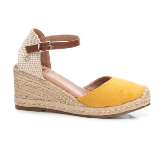 XTI Espadrille 140746 Z.Tex Yellow Wedge