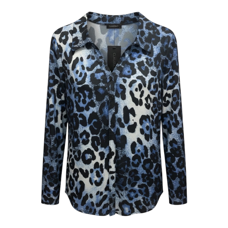 Claudia C Jersey Shirt 13709 Navy