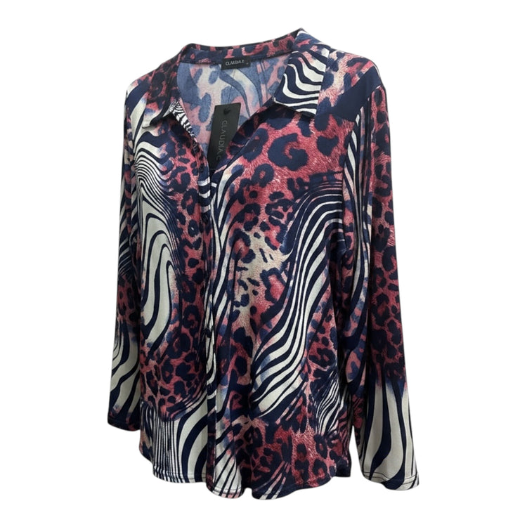 Claudia C Jersey Shirt 13710 Wine