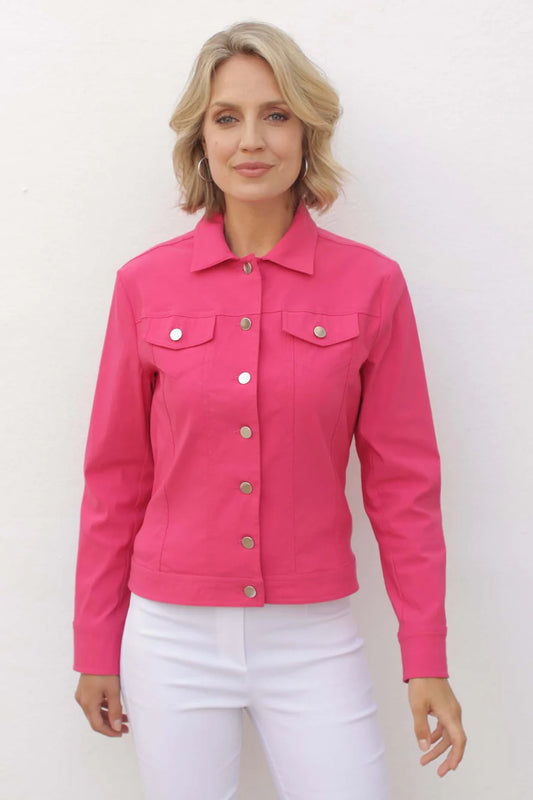 Pomodoro 42400 Pink Jean Jacket